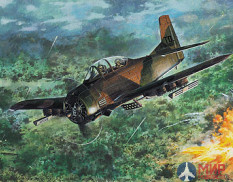 ROD450 Roden 1/48 Самолет North American T-28D Trojan