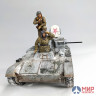 SF02 1/35 Собраная и окрашеная модель танка Т-60 с экипажем