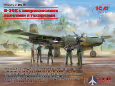 48280 ICM Самолет B-26K с американскими пилотами и техниками