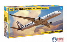 7020 Звезда 1/144 Пассажирский авиалайнер Аэробус А-350-1000