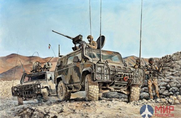 6504 Italeri автомобиль LMV LINCE (1:35)