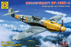 204811 Моделист Немецкий истребитель Мессершмитт BF-109F-4  (1:48)