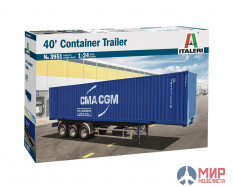 3951 Italeri 1/24 40' CONTAINER TRAILER