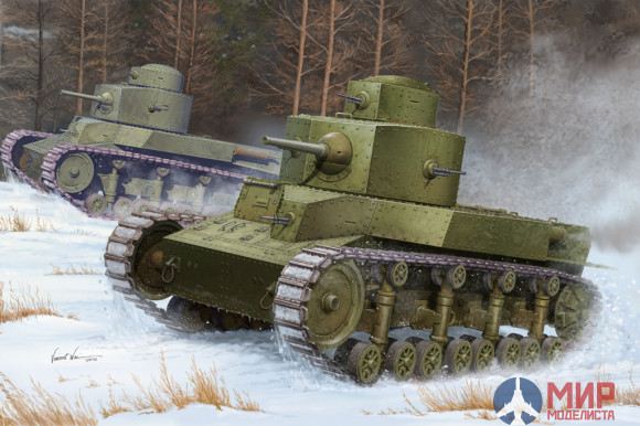 82493 Hobby Boss 1/35 Советский средний танк Soviet T-24 Medium Tank
