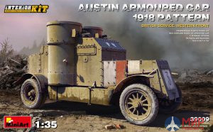 39009 MiniArt Британский бронеавтомобиль AUSTIN 1918 г. Западный фронт. С интерьером