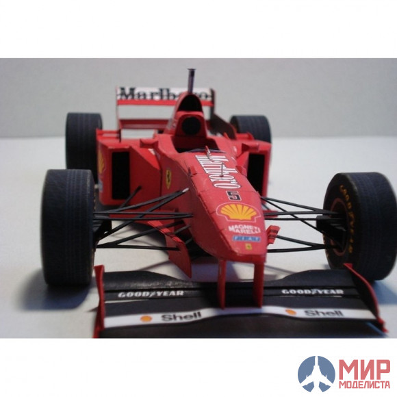 98 Бумажное моделирование Болид формулы 1 FERRARI F310B 1/24