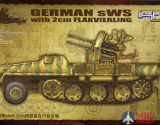 L3525 Great Wall Hobby German SWS with 2cm Flakvierling 1/35