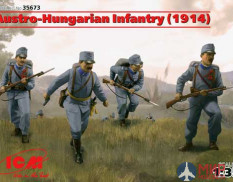 35673 ICM 1/35 Австро-Венгерская пехота (1914) (4 фигуры)