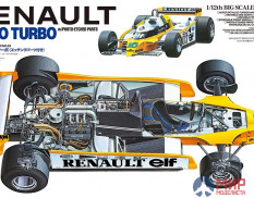 12033 Tamiya 1/12 F1 Renault RE-20 Turbo с набором фототравления