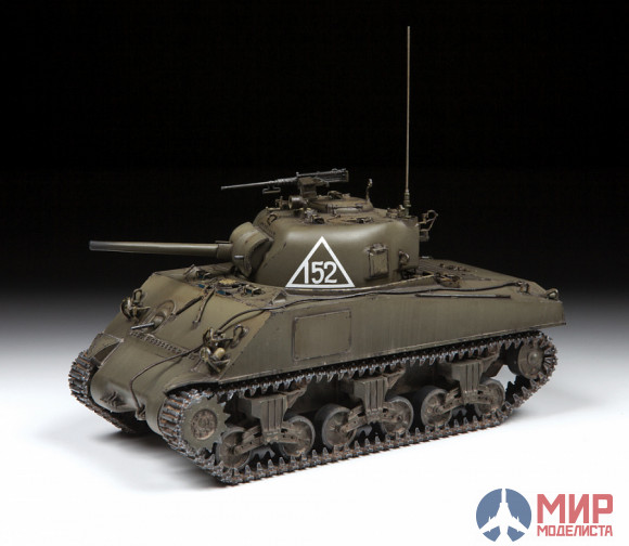 3702 Звезда 1/35 Американский средний танк Шерман М4А2