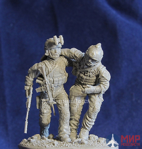 35-069-070 ANT-miniatures 1/35 Бойцы ВМС США US NAVY SEAL (2 фигуры)