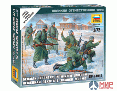 6198 Звезда 1/72 Немецкая пехота в зимней форме 1941-1942 гг.