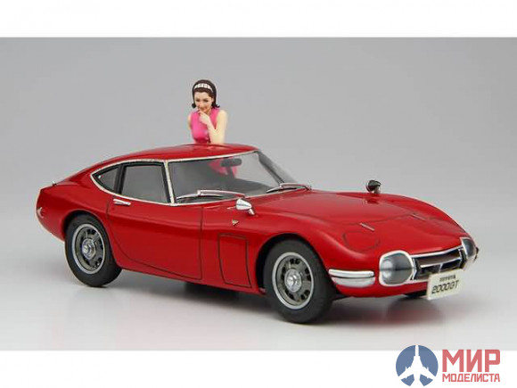 52166 Hasegawa 1/24 Автомобиль TOYOTA 2000GT w/GIRL'S FIGURE