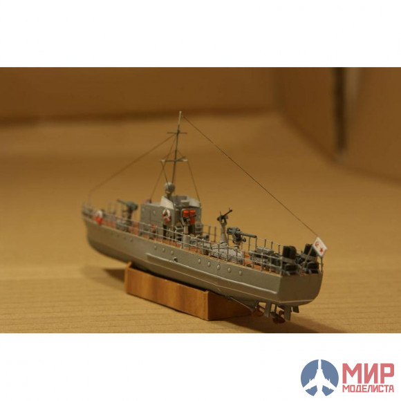 99 Бумажное моделирование Тральщик "Мина"+ морской охотник "МО-4" 1/200