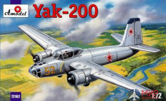 AMO72162 Amodel 1/72 Як-200 учебно - тренировочный самолет