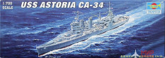 05743 Trumpeter 1/700 Крейсер  СА-34 "Астория" 1942 г.