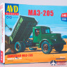 1374AVD AVD Models 1/43 Сборная модель МАЗ-205 самосвал