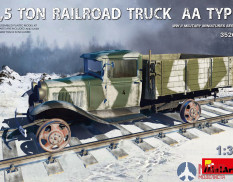 35265 MiniArt грузовик 1,5 TON RAILROAD TRUCK AA TYPE (1:35)