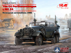 72473 ICM Тип G4 Partisanenwagen с MG 34, немецкий автомобиль 2МВ