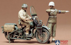 35084 Tamiya 1/35 Американский мотоциклист и регулировщик