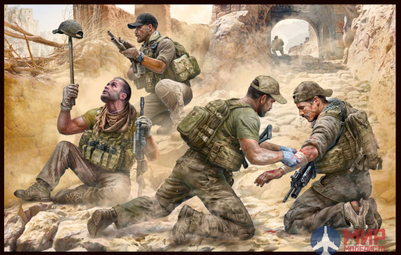 MB35207 MASTER BOX Фигуры, "Опасность близко". Команда специальных операций, наши дни