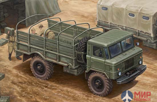 01016 Trumpeter 1/35 Автомобиль ГАЗ-66 GAZ-66 Light Truck I