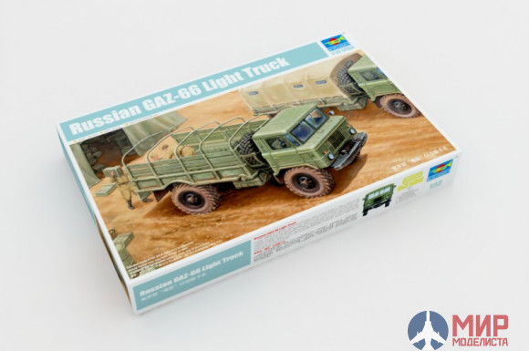 01016 Trumpeter 1/35 Автомобиль ГАЗ-66 GAZ-66 Light Truck I