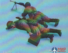 Т-35127 ТАНК Советские пулеметчики (с 7,62мм пулеметом ДП-28) 1941-45гг.(2)