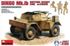 35067 MiniArt 1/35 Британский БТР Dingo Mk.Ib с экипажем British scout car DINGO Mk.1b with crew