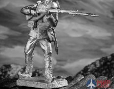 263  Ратник 54 мм Сербский рядовой, 1914 г. олово