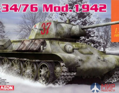 7595 Dragon танк T-34/76 Mod.1942  1/72