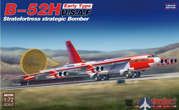 UA72208 Modelcollect B-52H early type Stratofortress strategic Bomber limit Ver