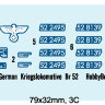 82901 Hobby Boss паровоз German Kriegslokomotive BR-52   (1:72)