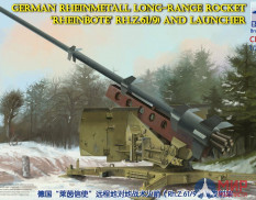 CB35048 Bronco Models 1/35 German Rheinmetall Long-Range Rocket Rheinbote (Rh.Z.61/9) and launcher