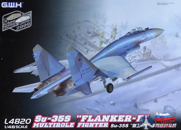 L4820 Great Wall Hobby 1/48 Su-35S Flanker E Multirole Fighter