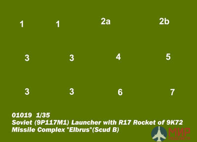 01019 Trumpeter 1/35 Ракетная установка Soviet SS-1D SCUD-C "Elbrus"