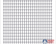 69346 ZIPmaket Лист ромбовидный M (408 штук 2*3,5 мм) БЕЛЫЙ