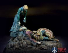 CHM-54066 Chronos Miniatures 54 mm Викинги: Избранный для Вальхаллы, 9-10 века (2 фигуры) Смола