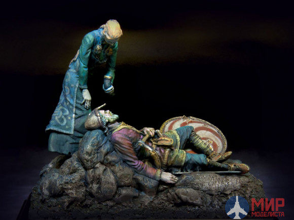 CHM-54066 Chronos Miniatures 54 mm Викинги: Избранный для Вальхаллы, 9-10 века (2 фигуры) Смола