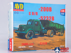 7059AVD AVD Models 1/43 Сборная модель -200В с полуприцепом -5232В
