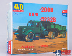 7059AVD AVD Models 1/43 Сборная модель -200В с полуприцепом -5232В