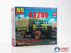 1402AVD AVD Models 1/43 Сборная модель УРАЛ-43206