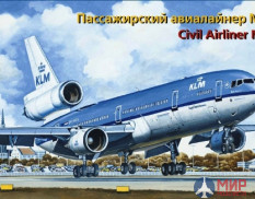 ее144102 Воcточный Экспресс 1/144 Самолет Авиалайнер MD-11 GE KLM