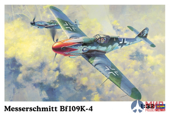 08070 Hasegawa 1/32 Самолет MESSERSCHMITT Bf109K-4