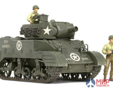 35312 Tamiya 1/35 Американская самоходка Howitzer Motor Carriage M8 с тремя фигурами