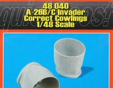 QB48040 Quickboost 1/48 A-26B/C correct cowling (Revell, Monogram)