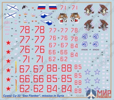 72-076 Бегемот Сухой Су-33 в Сирии 1.72