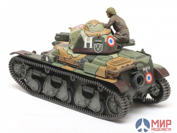 35373 Tamiya Французский легкий танк R35, с фигурой танкиста (1:35)