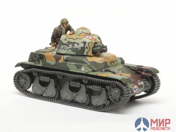 35373 Tamiya Французский легкий танк R35, с фигурой танкиста (1:35)