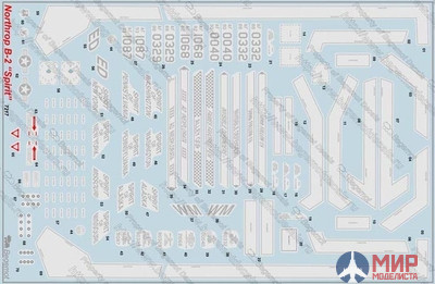 72-017 Бегемот 1/72 Декаль Нортроп В-2А